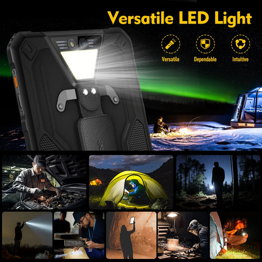 Ulefone Armor Pad 2 Rugged Tablet , 11" 2K , 18600 mAh ,IP68/IP69K Android 13 NFC GPS 4G Tablet Up to 16GB RAM 256GB ROM