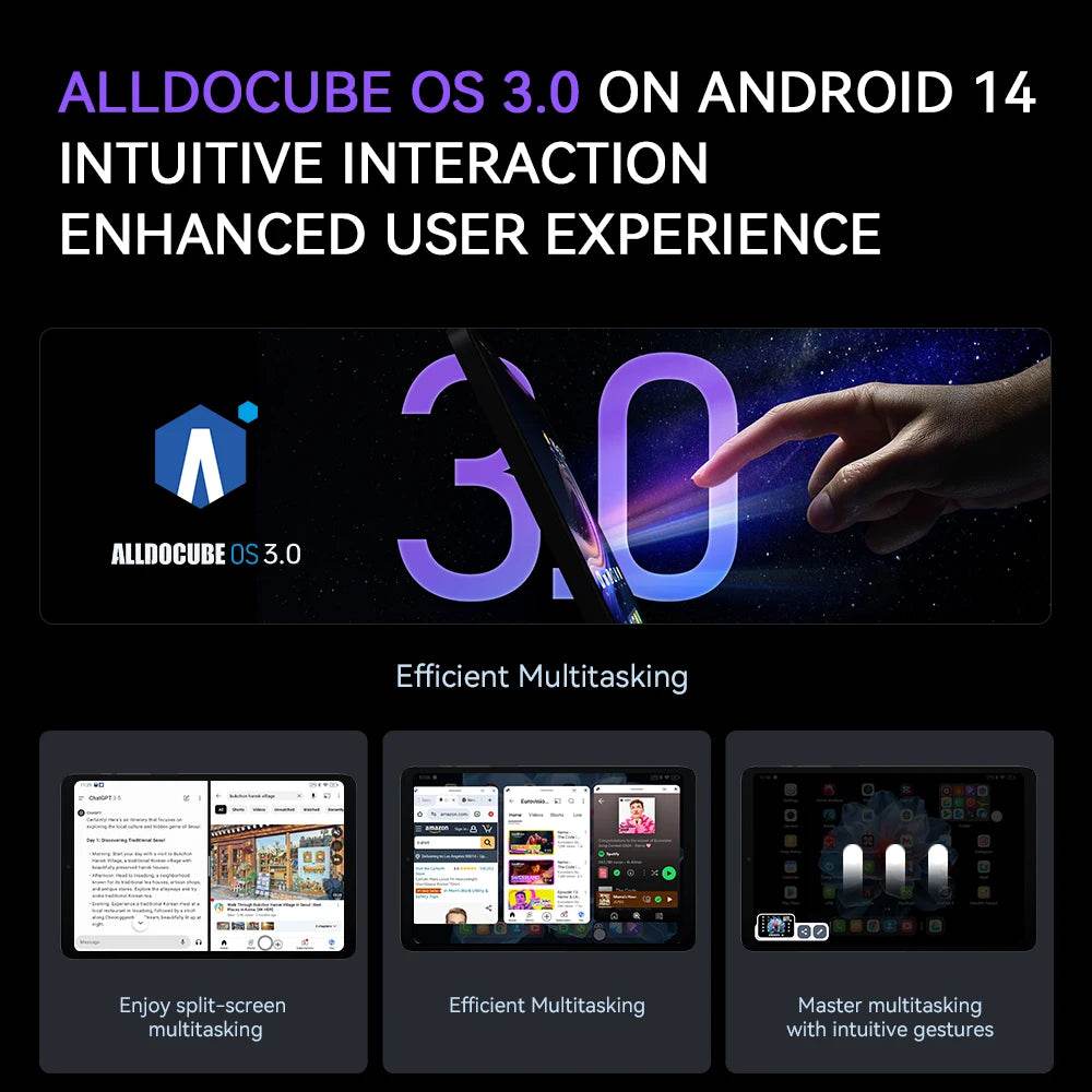 Alldocube iplay 60 mini pro 8.4inch Tablet Pocket Mighty Player Android 14 MediaTek G99 4G LTE 8GB+128/256GB ROM 6050mAh Battery - Price Value Store