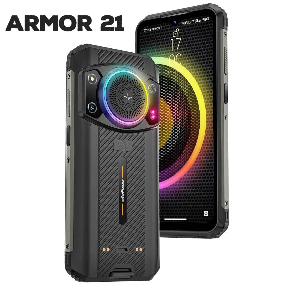 Ulefone Armor 21 Rugged Phone 16GB RAM 256GB ROM Smartphone Android 13 G99 moblie phone 64MP 9600mAh 4G Cellular Global Version - Price Value Store