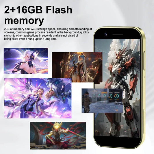 FUFFI-Mini Phone S24U, 3.5 inch,Google Play,16GB ROM,2GB RAM,Smartphone Android 2250mAh Mobile phones 2+5MP,Original Cell phone - Price Value Store