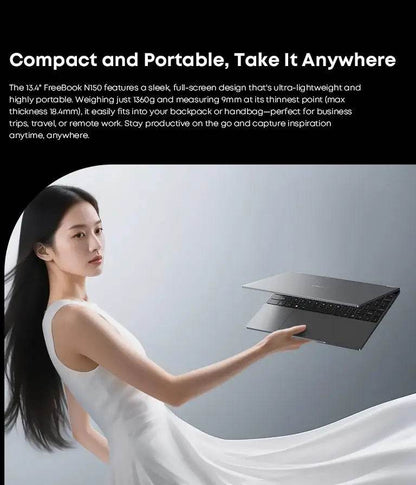 CHUWI FreeBook 2-in-1 Laptop 13.5'' 116GB LPDDR5 RAM 512GB SSD Intel N100/N150(up to 3.6GHz) FHD 2TB SSD Expand Windows 11 - Price Value Store