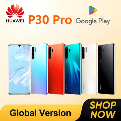 Global HUAWEI P30 Pro Smartphone Android 6.47 inch 8GB+128GB/512GB Cellphones Dual SIM 4200mAh Google Play Store Mobile phones - Price Value Store