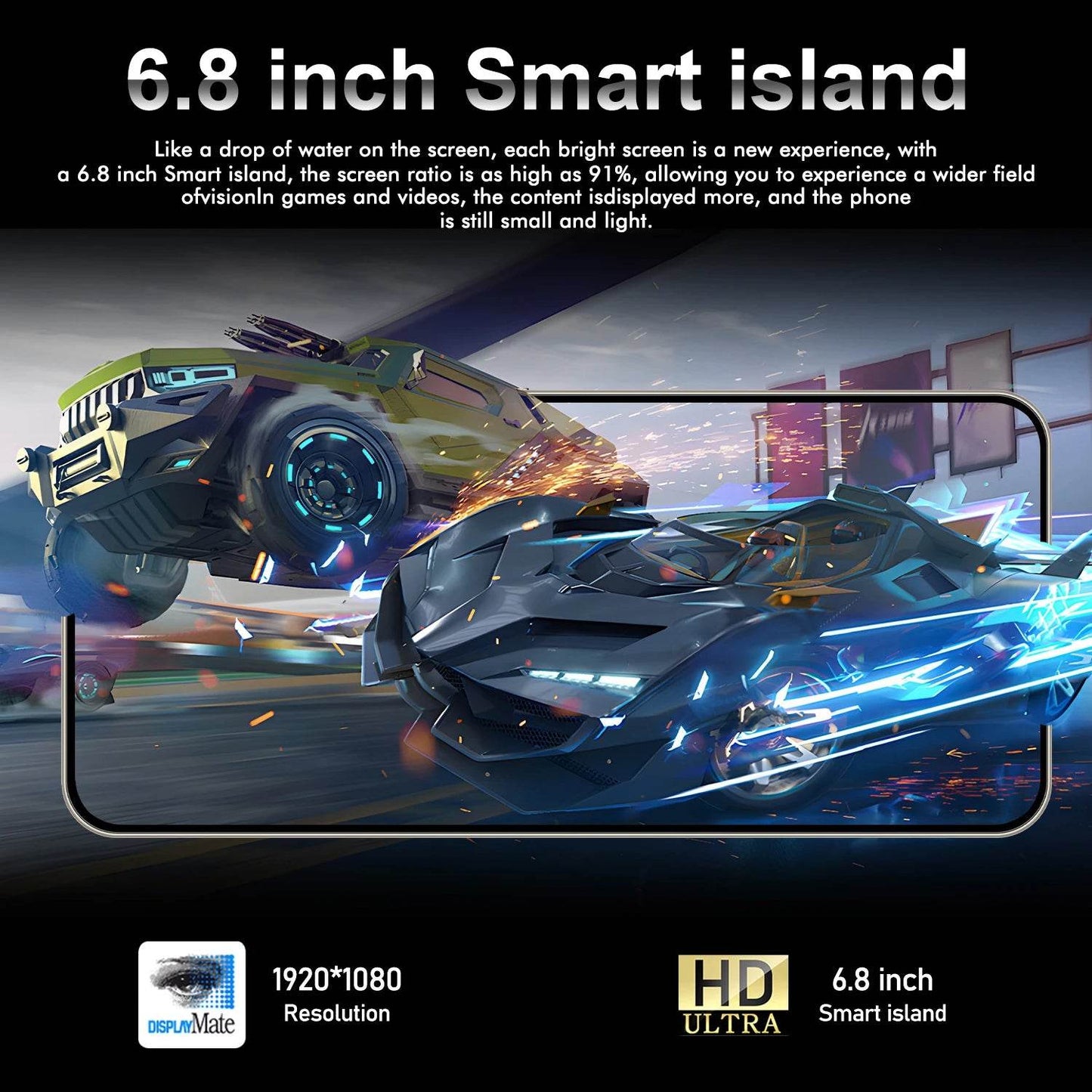 Smartphone Note 14 Pro Android 5G phone,6000mAH,12GB RAM 256G 512G 1TB ROM,6.8Inch,1920x1080HD,24+48MP,MTK10 Core Global Vision - Price Value Store