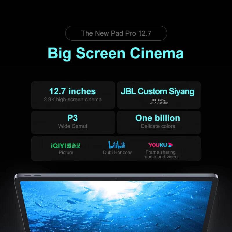 Lenovo XIAOXIN Pad Pro12.7 2025 Entertainment Office Learning Game Tablet Super Interconnection Tianji 8300 2.9k 144Hz Gray - Price Value Store