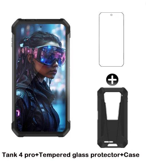 8849 Tank 4 Pro Unihertz 5G Rugged Projector Smartphone 1TB 36G Android 14 Sports Phone 11600mAh Dimensity8300 AMOLED 120HZ - Price Value Store