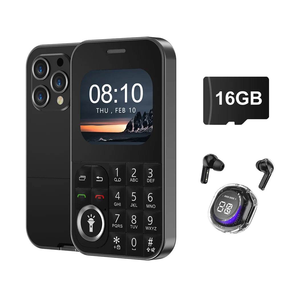 SERVO V9 Small Card Mobile Phone Dual SIM Standby Flashlight Magic Voice Speed Dial Retro Camera Colorful Portable Feature Phone - Price Value Store
