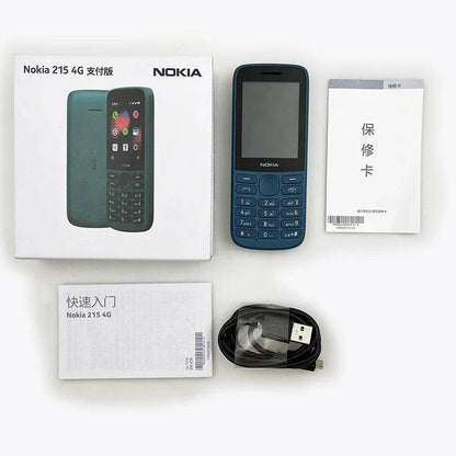 Nokia 215 4G Mobile Phone Dual SIM Cards FM Radio 1150mAh Standby Time Feature Phone with Hebrew Keyboard New And Original 100% - Price Value Store