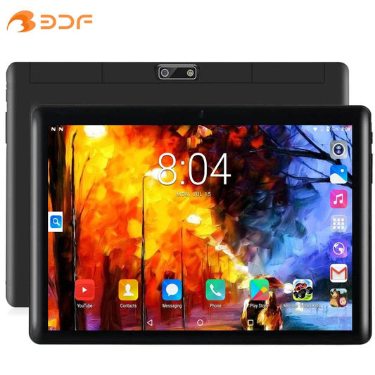 New 10.1 Inch Global Version Tablet Pc Octa Core Google Play 3G Phone Call Dual SIM Card WiFi Bluetooth 4GB RAM 64GB ROM Tablets - Price Value Store