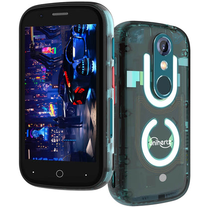 Unihertz Jelly Star Smallest Android 13 Smartphone 8GB 256GB Led Light Transparent Backshell Mobile Phone 48MP 3inch Cellphones - Price Value Store