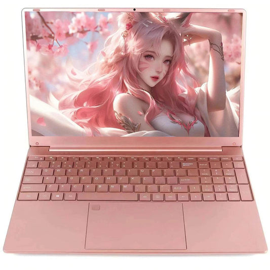 AKPAD 11th Gen Intel Celeron N5095 Laptop Windows10/11, Max 32GB RAM,128gb- 2TB SSD, 2.4G/5G WiFi, BT, Girlish style Pink Keybd - Price Value Store