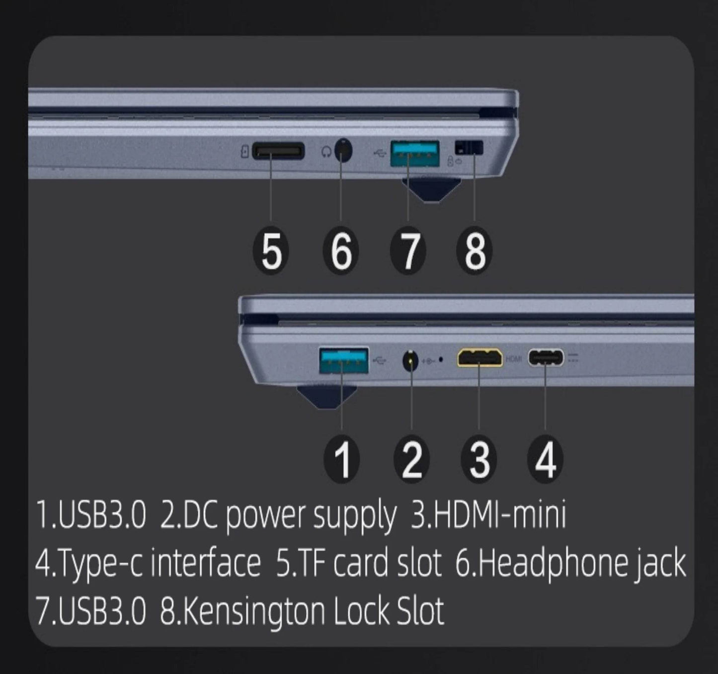 Face ID Laptop 16 Inch IPS Screen 16GB RAM 32GB Intel 11th N95 Netbook Windows 11 Pro Office Notebook RGB Keyboard Portable Pc - Price Value Store