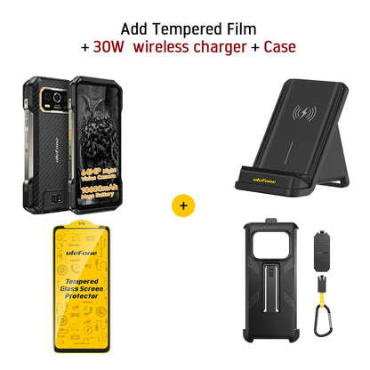 【World Premiere】 Ulefone Armor 27 4G 10600mAh Rugged Phone 24GB+256GB  Android 14 Smartphone 6.78"FHD 120Hz Night Vision Global
