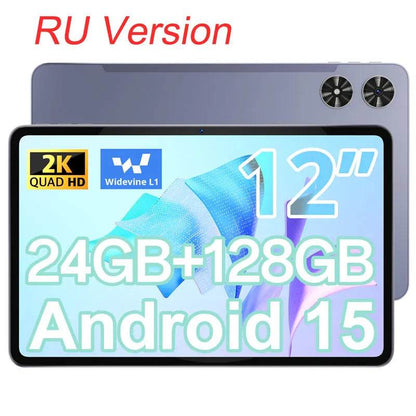 SVITOO Android Tablet 12 inch Large Screen Tablet 24GB+128GB 2K Display 18W Fast Charge 5MP+13MP Camera 8000mAh Battery Tablets - Price Value Store