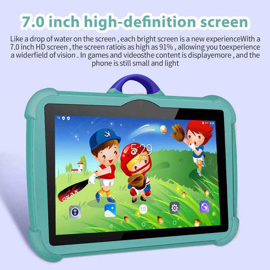 New 7 Inch Android 13 Learning Education Kids Tablets Quad Core 4GB RAM 64GB ROM Cheap Simple Children's favorite Tablet Pc - Price Value Store