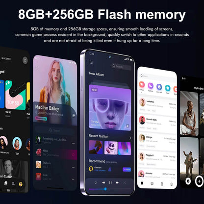 A73,Smartphone Android,6.8 inch,8GB RAM,256GB ROM,Dual SIM,Mobile phone,Google Play Store,13+32MP,6800mAh,Cellphones - Price Value Store