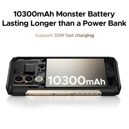 World Premiere DOOGEE Blade20 Turbo 5G Rugged Phone Android 15 Gemini Al 6.6'' HD+ 8GB 256GB AI Dual Camera 10300mAh Battery - Price Value Store
