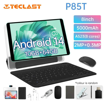 Teclast P85T 2024 Tablet Allwinner A523 8-core 1.8GHz/ 10GB(4GB+6GB) RAM/64GB ROM/8 Inch 800×1280iPS/WIFI5G/4G/5000mAh/Type-C/0 - Price Value Store