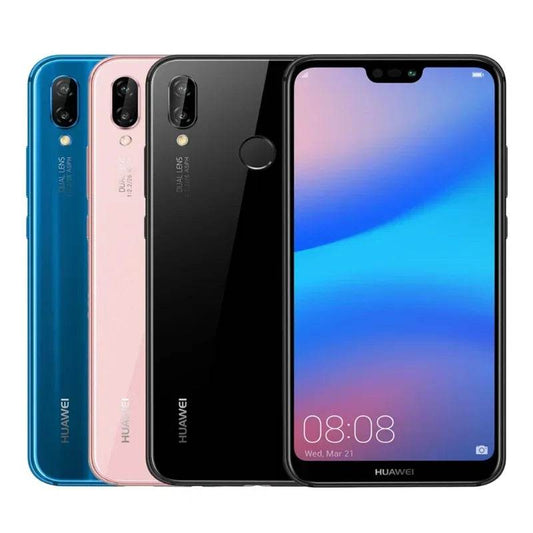 Huawei P20 Lite Smartphone Android 16MP+24MP Camera 5.84 inch 4G+128GB ROM 5G Network Mobile phones Google Play Store Cellphones - Price Value Store