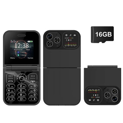 SERVO F15 Mini Small Flip Mobile Phone 2 SIM Standby Speed Dial Magic Voice Flashlight Call Recording 2G GSM Cute Fold Cellphone - Price Value Store