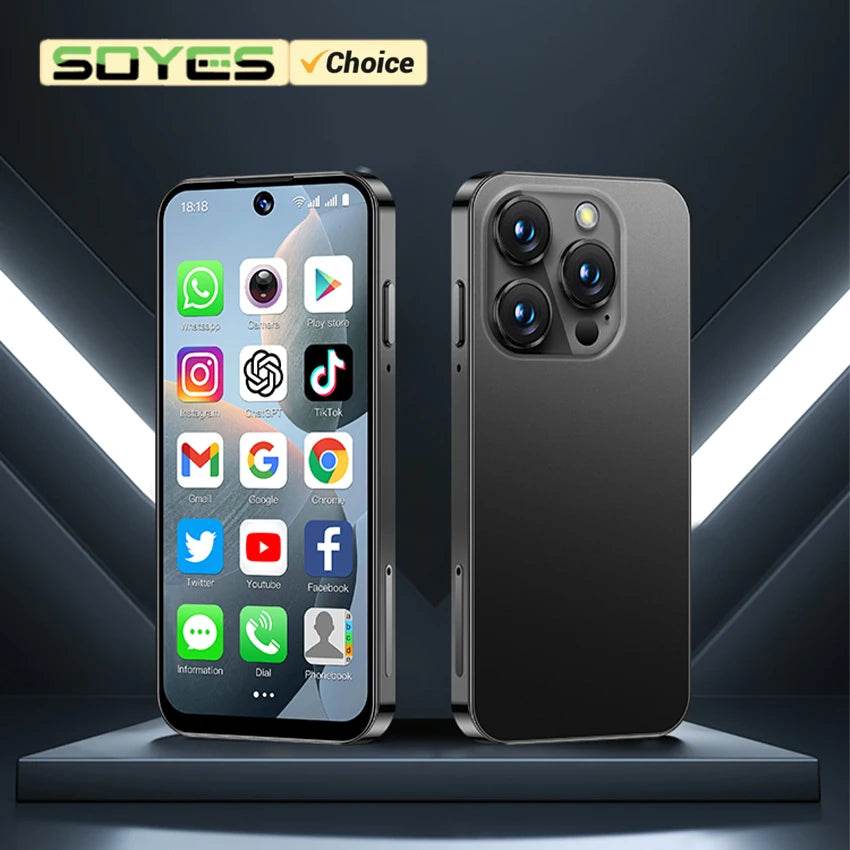 SOYES XS19 Mini Smartphone 3.88in 2GB RAM 16GB ROM Android10.0 With Facial Recognition Dual SIM Standby 3G Network Small Phone - Price Value Store