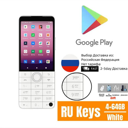 New Qin F22 Pro Smart Touch ScreenPhone Wifi 5G+3.5 Inch 4GB 64GB Add Google Store Android QinGlobal Version Mobile Phone - Price Value Store