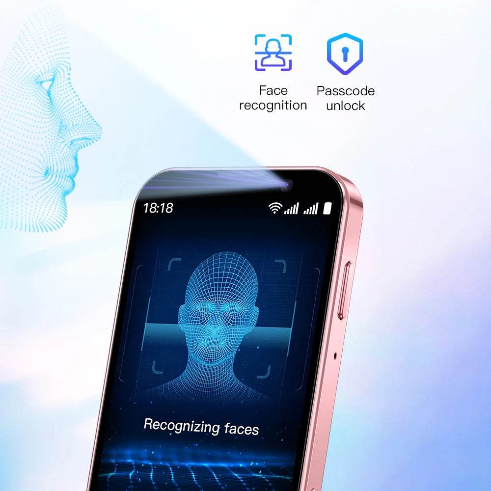 SOYES XS18 Pro 2GB RAM 16GB ROM Android9.0 Mini Smartphone With Facial Recognition Dual SIM Standby 3G Network 3.0in Small Phone - Price Value Store