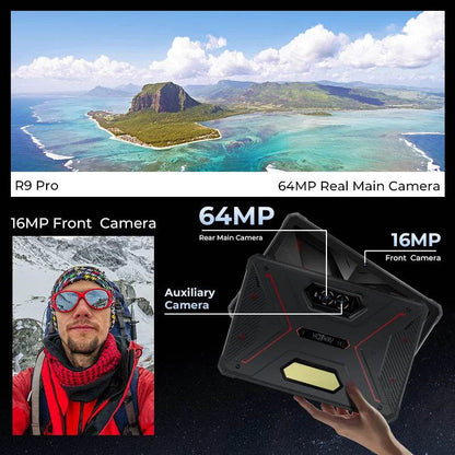 HOTWAV R9 Pro Rugged Tablet 11'' FHD+ 2K Display 20080mAh Massive Battery Pad Android 14 6GB 256GB Camera Global 4G Tablet PC - Price Value Store