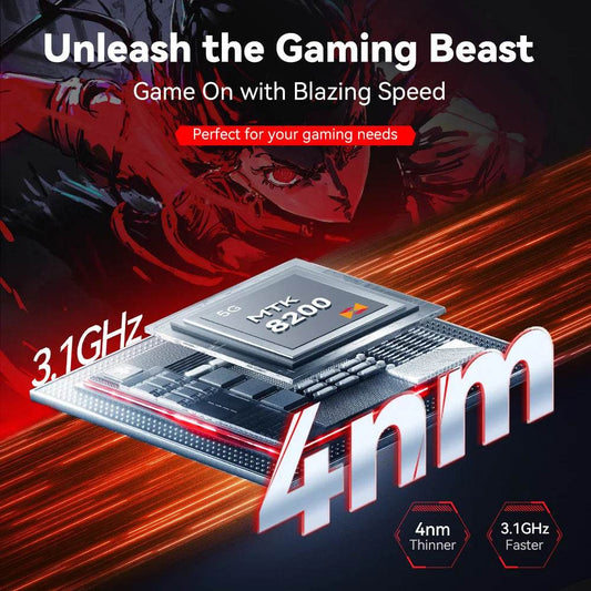 5G Smartphone CUBOT MAX 5, Dimensity 8200 4nm 3.1GHz, 6.95-inch 144Hz Large Screen, Gaming Phone, 24GB RAM(12GB+12GB), 256GB ROM - Price Value Store