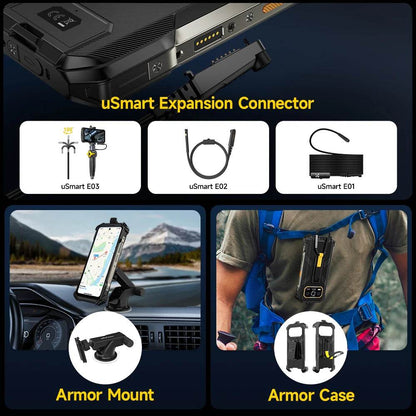 Ulefone Armor 27 Pro 5G Rugged Phone 10600mAh Smartphone 50MP Camera 64MP Night Android 14 Up to 24GB+256GB NFC Waterproof Phone - Price Value Store