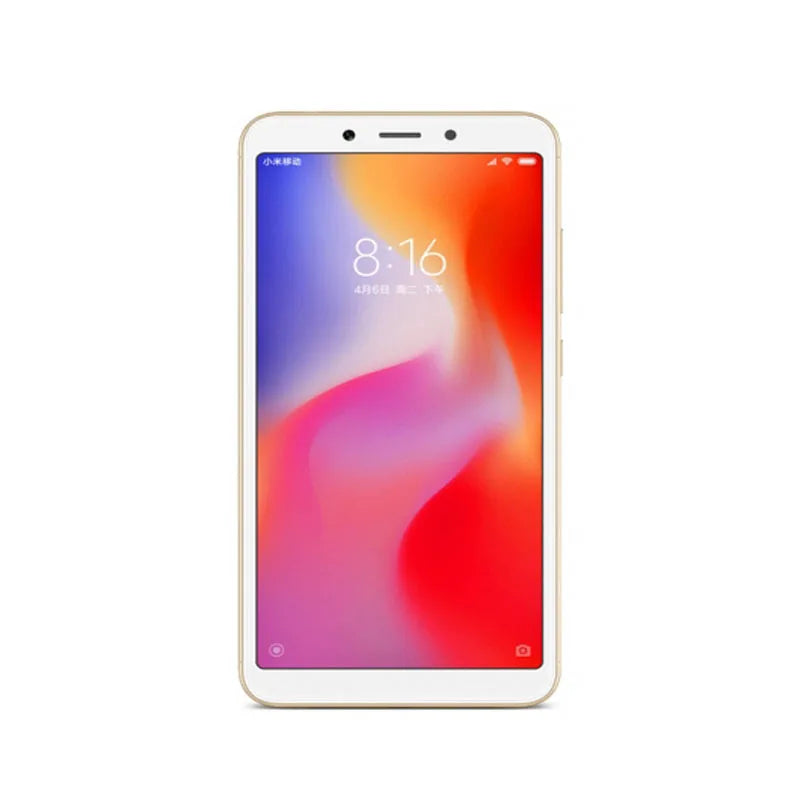 Global firmware Xiaomi Redmi 6A  smartphone5.45" 13MP  MediaTek Helio A22 3000mAh Facial recognition used phone