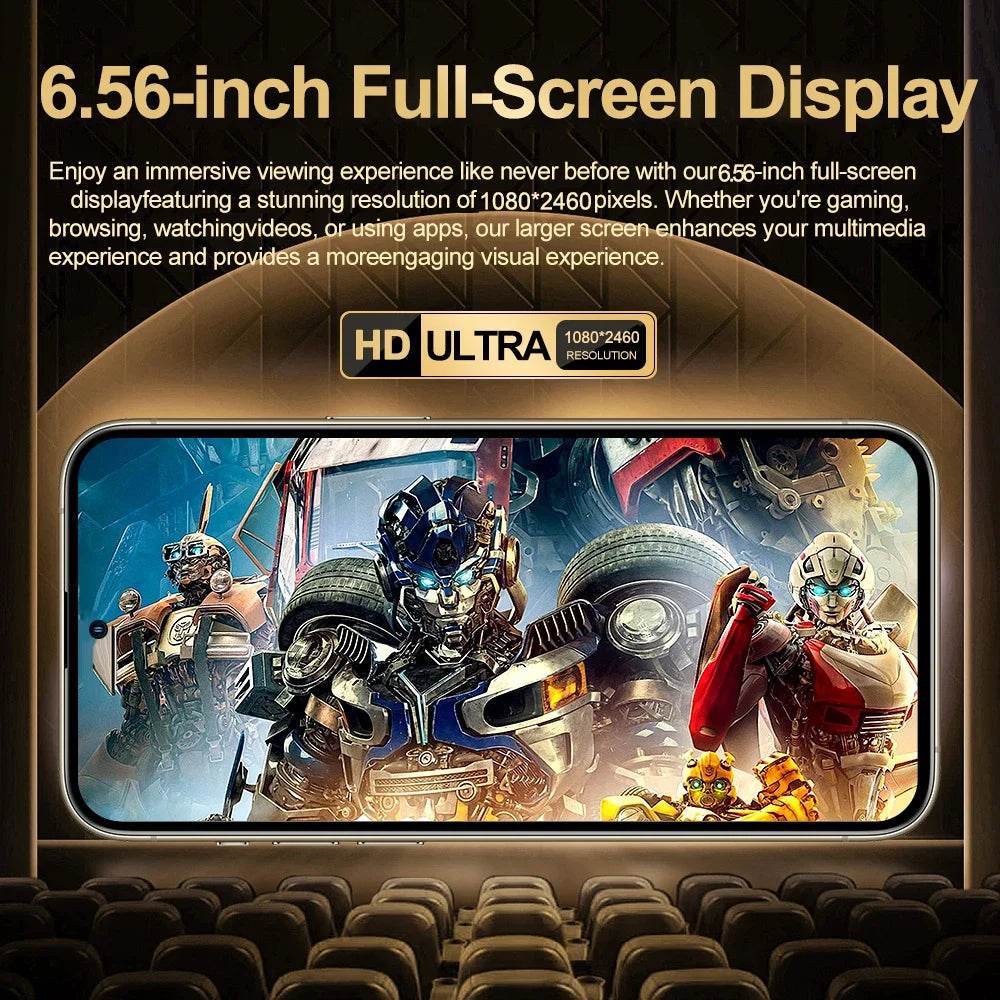 FUFFI X7 Pro Smartphones Cellphone Android 14 6.56 inch Screen,12+512GB 24+48MP Mobile phone 5800mAh Google Play Store Phone - Price Value Store