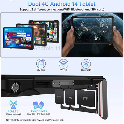 Unihertz 8849 TANK PAD E Rugged Tablet with Projector Android 21000mAh 120Hz 50MP Camera 24GB 512GB 66W 10.95 inch Phone Tablet - Price Value Store