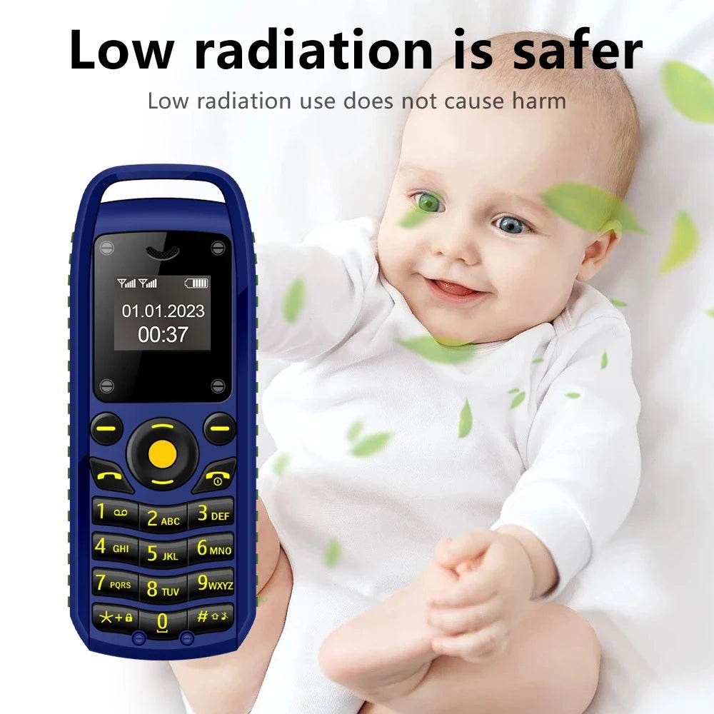 SERVO Mini Mobile Phone 2 SIM Cards Magic Voice Bluetooth Dialing Blacklist Low Radiation Smallest Button Cellphones Four Colors - Price Value Store