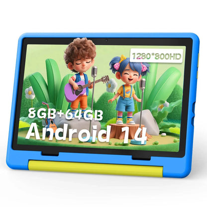 Kid Tablet 10 Inch Android 14 Octa Core 8GB RAM 64GB ROM 128GB Expandable 5000mAh WiFi Bluetooth Children's Gift Kids Software - Price Value Store