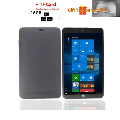 8 INCH Windows 10 Mini Tablet PC 64Bits x5-Z8300 Quad Core 8GB RAM 128GB ROM HD-MI Port 1280 x 800IPS Dual Cameras Gift Tempered - Price Value Store