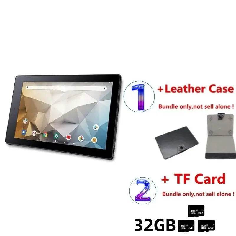 Flash Sales 10.1'' Android 9 2in1 Tablet PC 2GB RAM 32GB ROM 1280x800 IPS Bluetooth-compatible Dual Cameras With Keyboard - Price Value Store