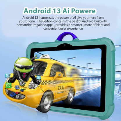New 7 Inch Android 13 Learning Education Kids Tablets Quad Core 4GB RAM 64GB ROM Cheap Simple Children's favorite Tablet Pc - Price Value Store