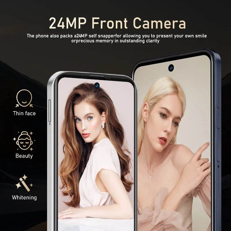 Global Vision I16 Pro Smartphone 5G Android 5300mAH 12GB RAM 512G ROM 6.56Inch 1080x2640HD 24+48MP MTK10 4G Network Mobile Phone - Price Value Store