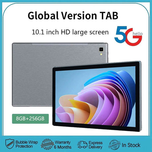2024 Global Version 5G WiFi Tablets 10.1 Inch 4G LTE Phone Call Dual SIM Dual WiFi Octa Core 8GB RAM 128GB ROM Education Tablet - Price Value Store