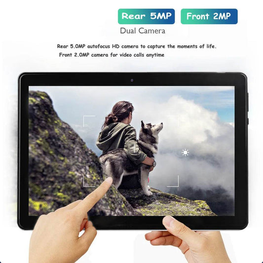 New 10.1 Inch Android Tablets Google 3G Phone Call Octa Core 4GB RAM 64GB ROM Android 11 Dual SIM WiFi Bluetooth Tablet PC - Price Value Store