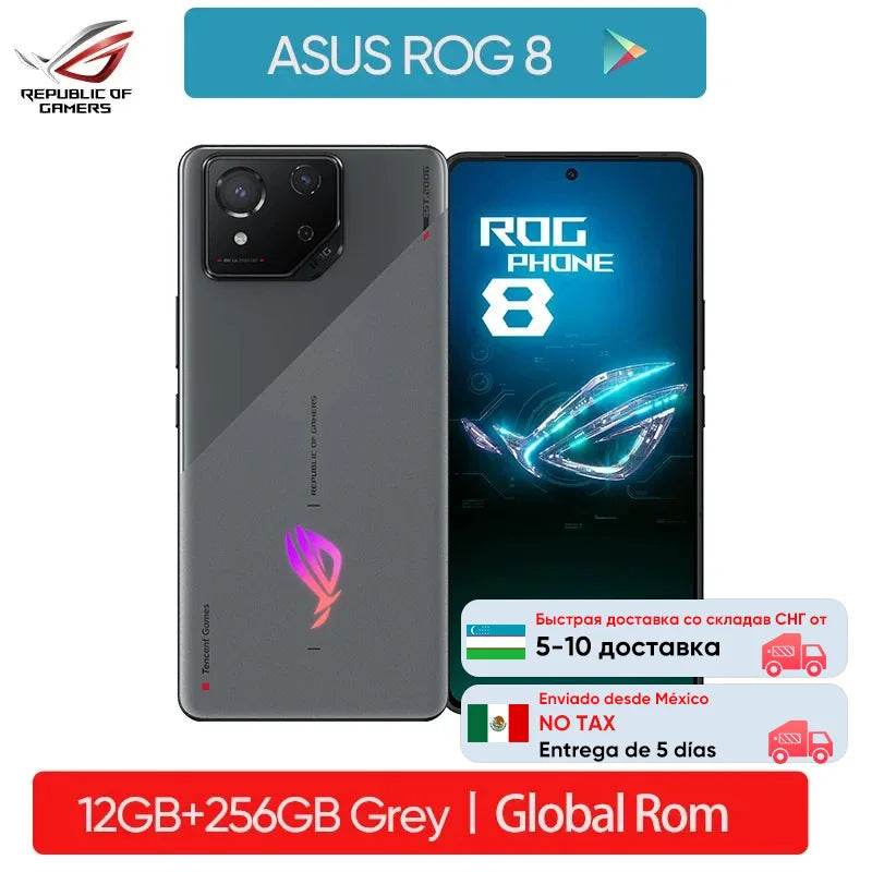 Original ASUS ROG Phone 8 Smartphone Snapdragon 8 Gen 3 6.78'' 165HZ E-Sports Screen 5500mAh 65W Fast charging ROG 8 Gaming NFC - Price Value Store