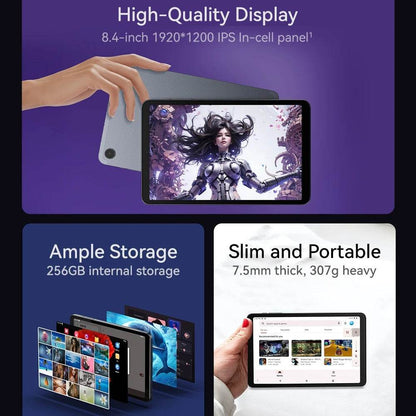 ALLDOCUBE iplay 50 mini pro 8.4in Tablet 5000mAh Long-Lasting RAM 8GB ROM 128GB Widevine L1 Netflix G99 CPU IPS Display - Price Value Store