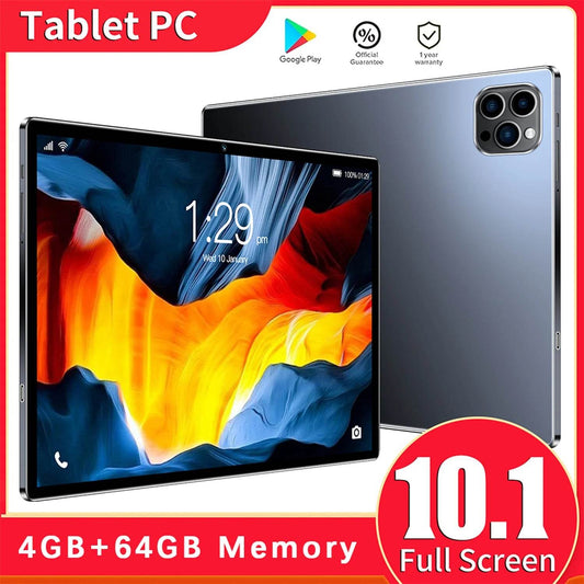 Global Version New 10.1 Inch Pad Octa Core 4GB RAM 64GB ROM Google Play Android Wifi Bluetooth 3g Phone Call Tablets 5000mAh - Price Value Store