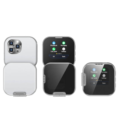 SERVO i19 Rotate Mini Touch Mobile Phone Dual SIM Standby Bluetooth Dialer MP4 Player Magic Voice 2G Small Rotating Screen Phone - Price Value Store