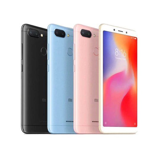 Xiaomi Redmi 6A Smartphone 5.45'' Full Screen AI Face Helio A22 Processor google play used phone - Price Value Store