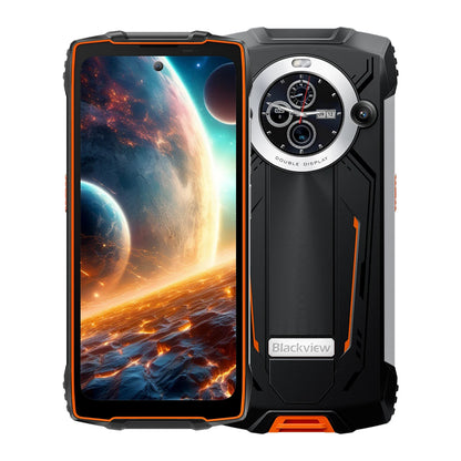 Blackview BV8200 Rugged Phone 6.5" 2.4K 120Hz Display, MTK Helio G100 Smartphone Android 14,12GB 256GB 8800Ah NFC CellPhone 50MP