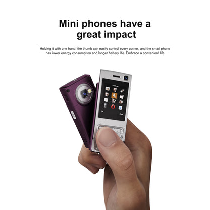 SERVO N95 PRO Mini Sliding Mobile Phone 2 SIM Standby Cellphone Magic Voice Speed Dial Call Recording Flashlight 2.0" Telephones