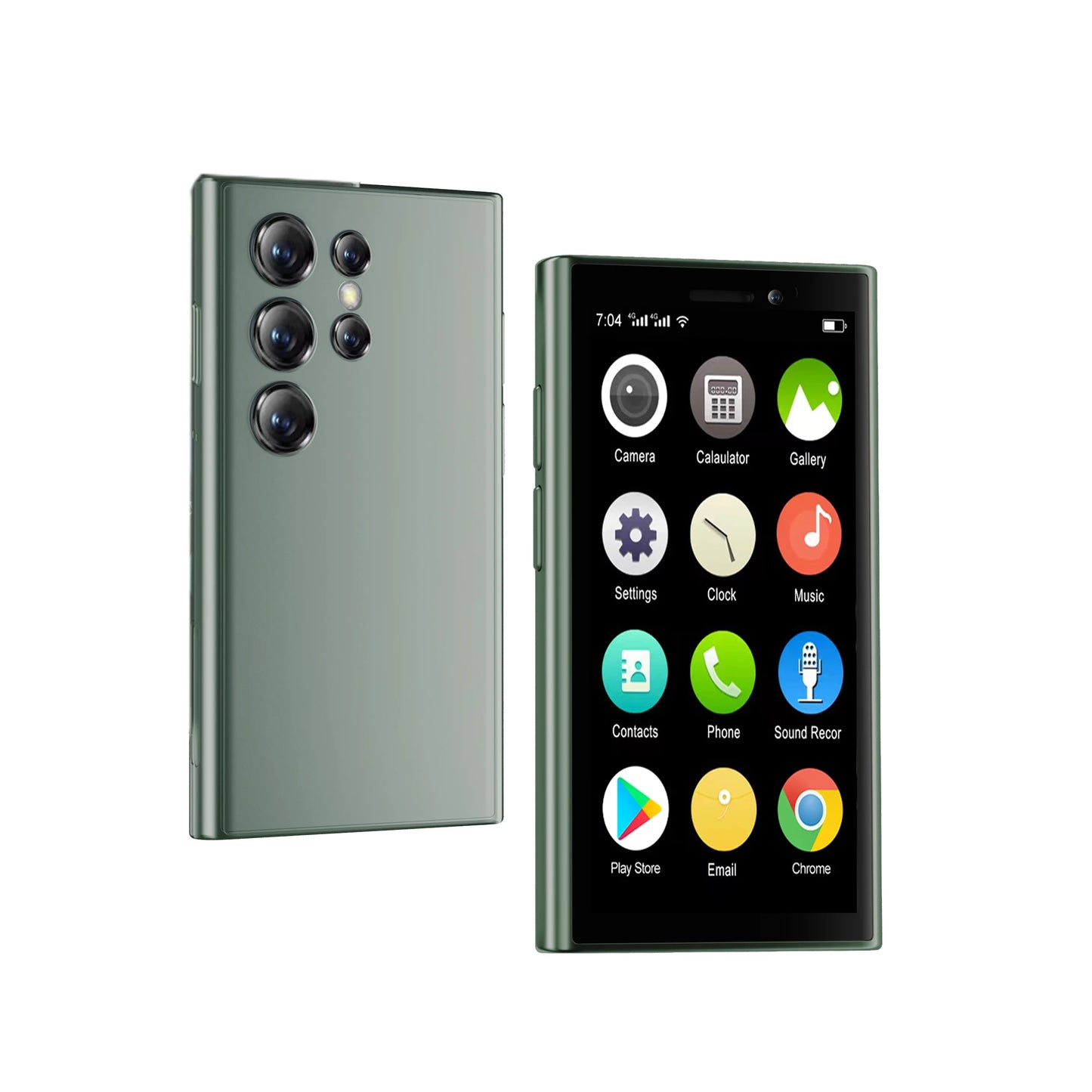 SERVO Android Mini Smartphone 3G Network Dual SIM Card Play Store Face Unlock WiFi GPS 5MP Camera 3.0" Small Cell Phone Portable