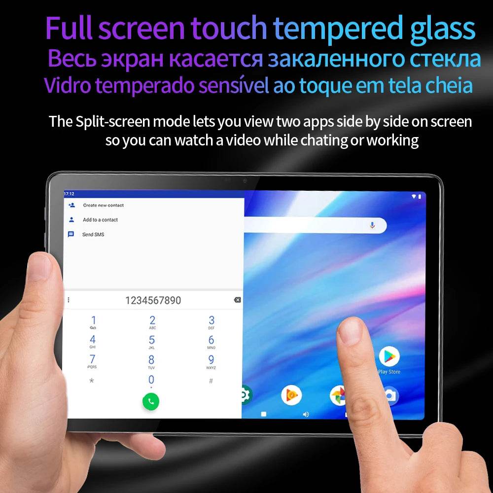BDF New 5G Pad 10.1 Inch Android Tablets Octa Core 8GB RAM 128GB ROM 4G LTE 5G WiFi Tablet Pc Double SIM Card HD Display 5000mAh - Price Value Store