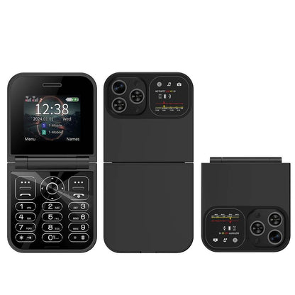 SERVO F15 Mini Small Flip Mobile Phone 2 SIM Standby Speed Dial Magic Voice Flashlight Call Recording 2G GSM Cute Fold Cellphone - Price Value Store